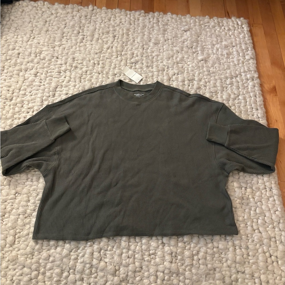 Abercrombie & Fitch Green Long Sleeve Size S/M